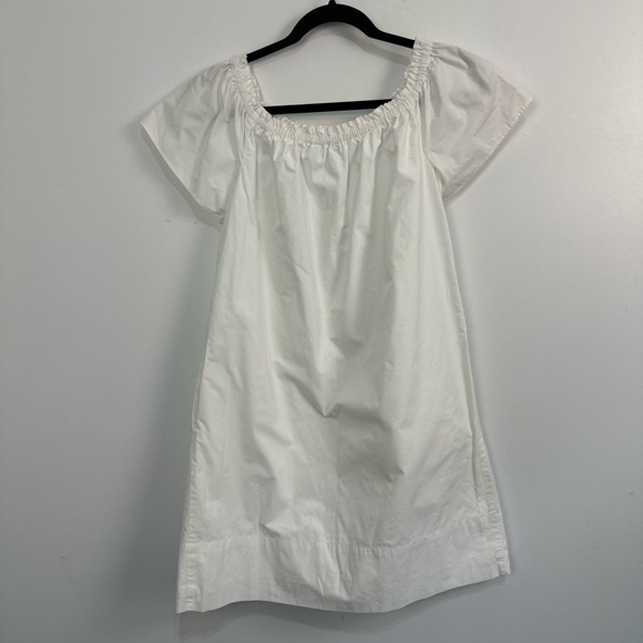 Aritzia Wilfred Off The Shoulder Lunette Dress in White Sz  Med - Picture 3 of 10